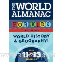  The World Almanac for Kids Puzzler Deck: World History and Geography: Ages 11-13, Grades 6-7