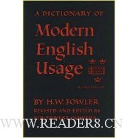 A Dictionary of Modern English Usage