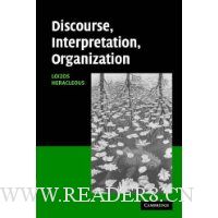  Discourse, Interpretation, Organization
