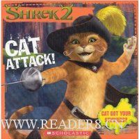  Shrek 2: Cat Attack! (8x8 Storybook W/ Stickers)