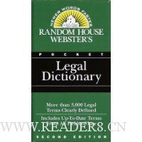  Random House Webster's Pocket Legal Dictionary: Second Edition