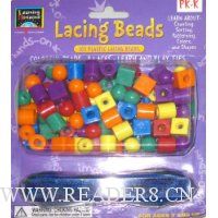  Lacing Beads [With Activity GuideWith Three Laces]