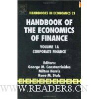 Handbook of the Economics of Finance: Corporate Finance Volume 1A