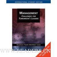  Management: Challenges for Tomorrow's Leaders