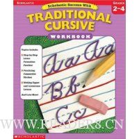  Scholastic Success With: Traditional Cursive Workbook: Grades 2-4