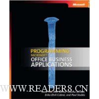  Programming Microsoft Office Business Applications (Pro - Developer) (Pro - Developer)