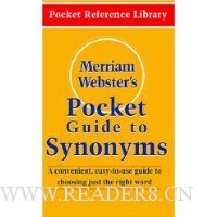  Merriam-Webster's Pocket Guide to Synonyms