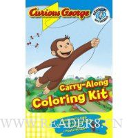  Curious George Carry-Along Coloring Kit
