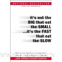  It's Not the Big That Eat the Small...It's the Fast That Eat the Slow: How to Use Speed as a Competitive Tool in Business