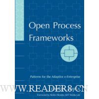  Open Process Frameworks: Patterns for the Adaptive e-Enterprise