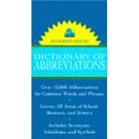  Random House Dictionary of Abbreviations
