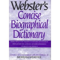 Webster's Concise Biographical Dictionary