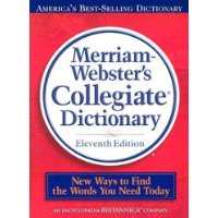  Merriam-Webster's Collegiate Dictionary, 11th Edition thumb-notched with Win/Mac CD-ROM and Online Subscription