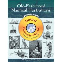  Old-Fashioned Nautical Illustrations CD-ROM and Book