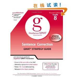 Sentence Correction GMAT Preparation Guide [ƽװ]