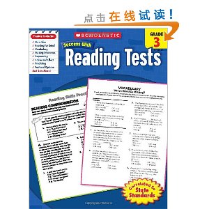 Scholastic Success With Reading Tests,  Grade 3