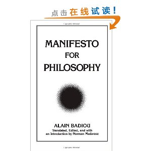 Manifesto for Philosophy
