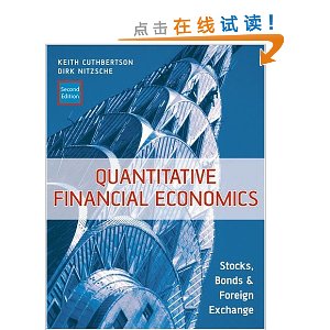 Quantitative Financial Economics: Stocks, Bonds  and Foreign Exchange