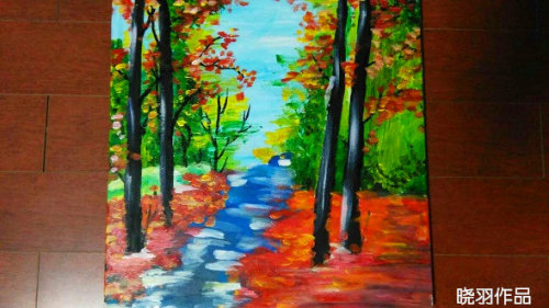 女儿书画作品小集作文