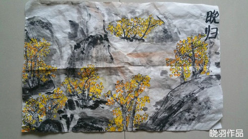 女儿书画作品小集作文