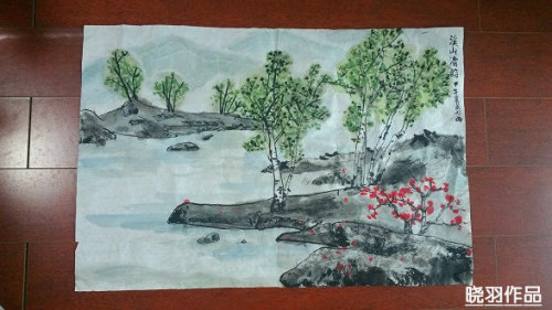 女儿书画作品小集作文