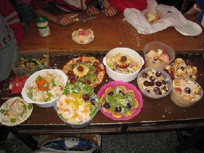 有趣的水果拼盘大赛作文