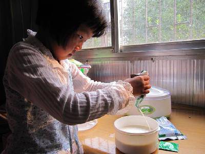 第一次做酸奶作文