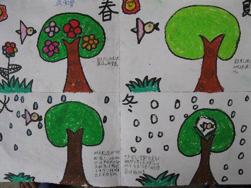 一只蓝鸟和一棵树作文