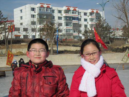 滑冰场巧遇作文