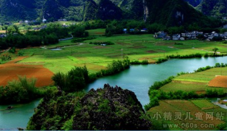 我爱家乡的一条小河