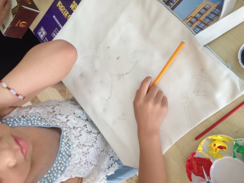 孩子的手绘包包作文
