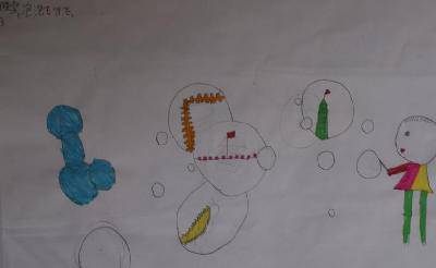 在游戏中悟美练术——泡泡!作文