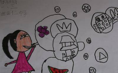 在游戏中悟美练术——泡泡!作文