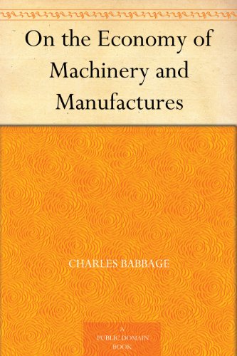 On the Economy of Machinery and Manufactures (��ѹ�����)