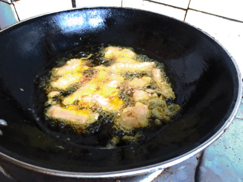 周末美食——糖醋里脊作文