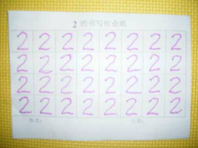 点点的作品(29)--数字和手工作文