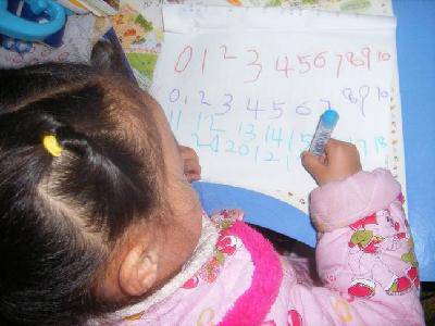 点点的作品(29)--数字和手工作文