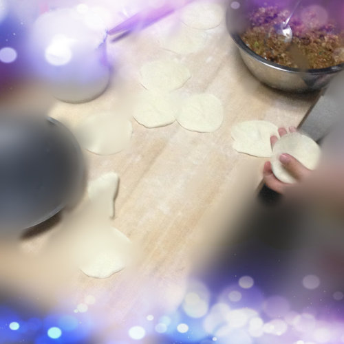 包饺子的乐趣作文