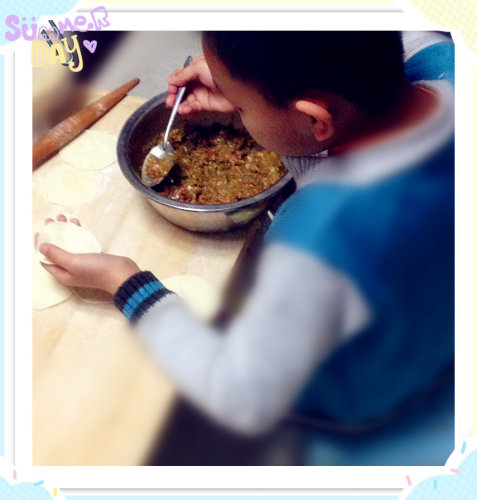 包饺子的乐趣作文