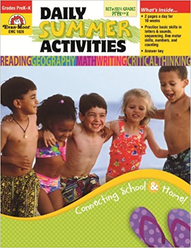 Daily Summer Activities, Moving from PreK to Kindergarten