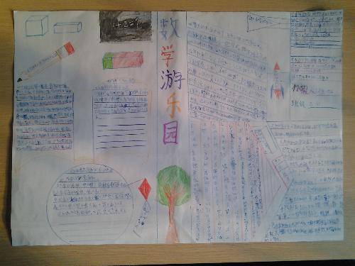 学习数学好方法——制作手抄报 作文