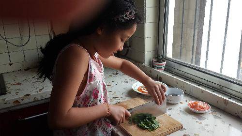 快乐的厨房作文