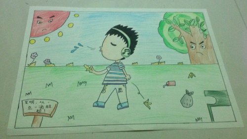 儿子近期的作品作文