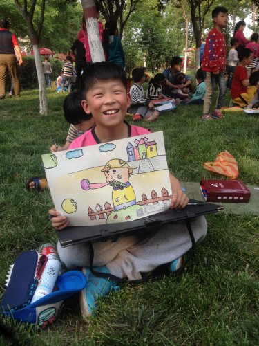 儿子近期的作品作文