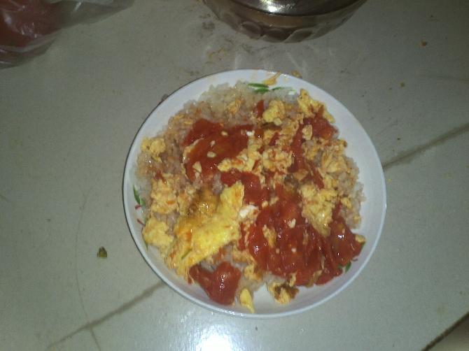 教你制作西红柿盖浇饭作文