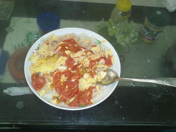 教你制作西红柿盖浇饭作文