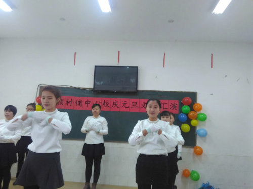 颜村铺乡教师元旦汇演作文