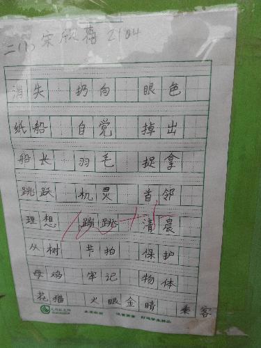 魅力二小之书法小展作文