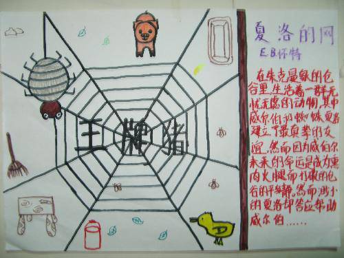 《夏洛的网》海报设计作文