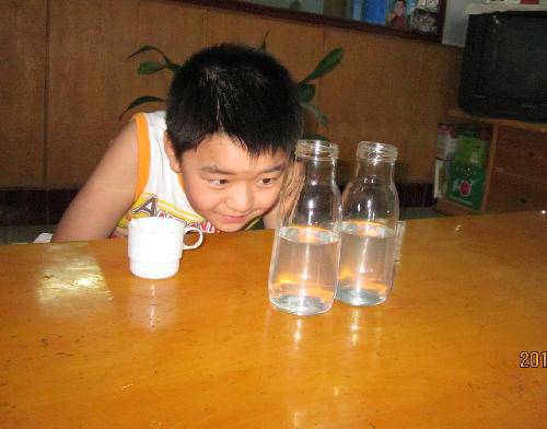 科学小实验(六):清水变浑水作文